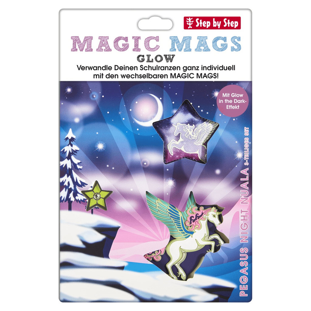 Doplňková sada obrázků MAGIC MAGS Noční Paegas Nuala k aktovkám GRADE, SPACE, CLOUD, 2v1 a KID - Obrázek 7