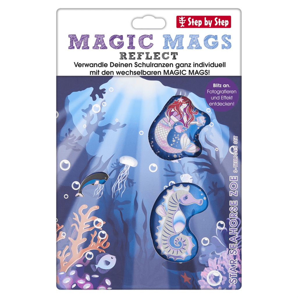 Doplňková sada obrázků MAGIC MAGS Mořský koník Zoe k aktovkám GRADE, SPACE, CLOUD, 2v1 a KID - Obrázek 8