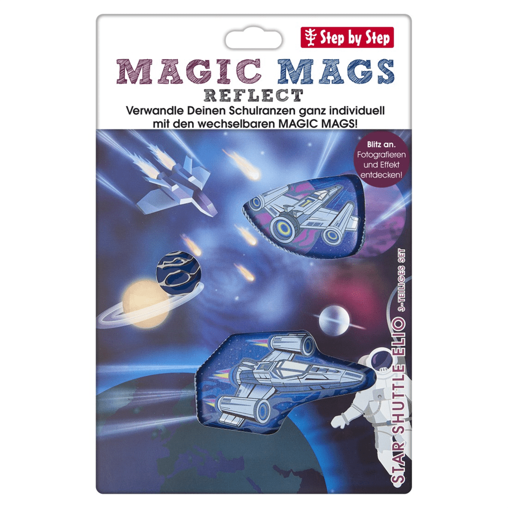 Doplňková sada obrázků MAGIC MAGS Vesmírná loď ELIO k aktovkám GRADE, SPACE, CLOUD, 2v1 a KID - Obrázek 7