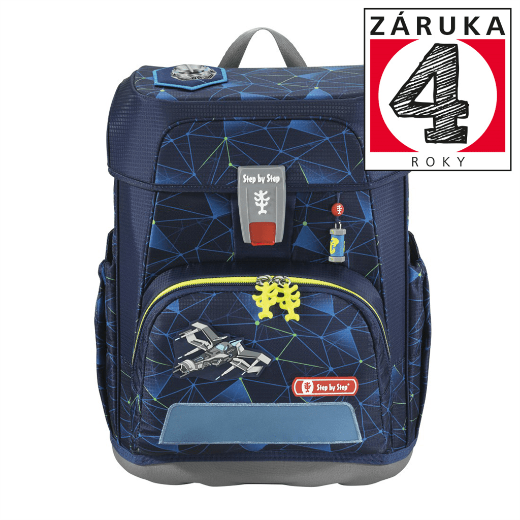 Školní aktovka CLOUD pro prvňáčky - 5dílný set, Step by Step Starship Sirius, certifikát AGR