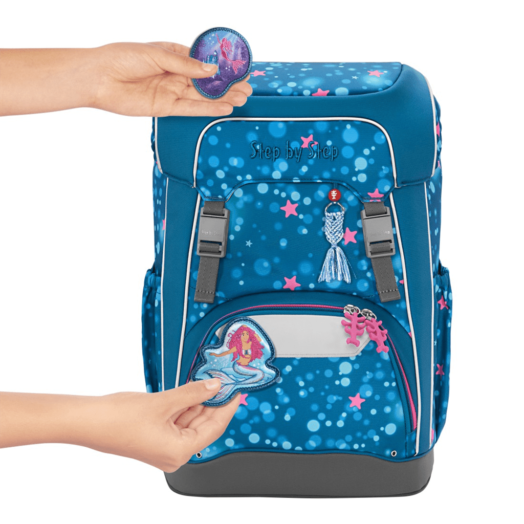 Školní batoh pro prvňáčky – 5dílný set, Step by Step GIANT Mermaid Lola, certifikát AGR - Obrázek 24