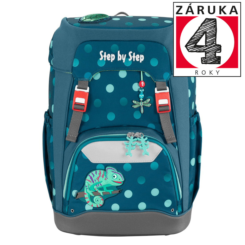Školní batoh Step by Step GRADE, Tropical Chameleon, AGR certifikát