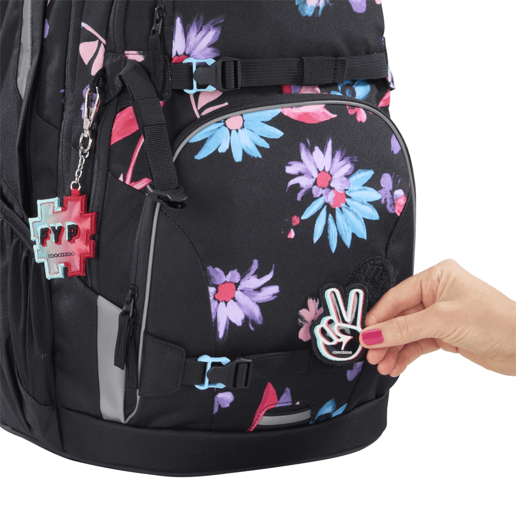 Školní batoh coocazoo PORTER, Floral Artnight, certifikát AG - Obrázek 9