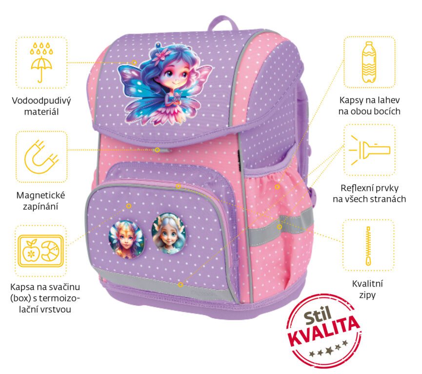 Stil Školní aktovka Fairy - Obrázek 14