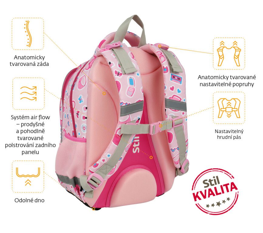 Stil Školní batoh Prime Pinky - Obrázek 14
