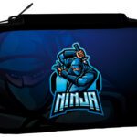 Školní penál třípatrový Ninja