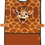 Zástěrka na výtvarnou výchovu pončo Giraffe