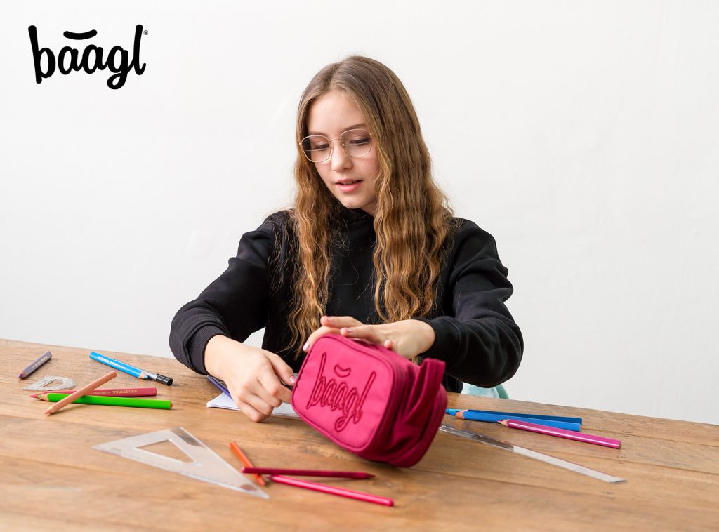 BAAGL Studentský penál etue Ruby - Obrázek 7
