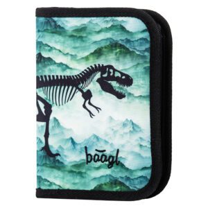 BAAGL Školní penál jednopatrový Dino