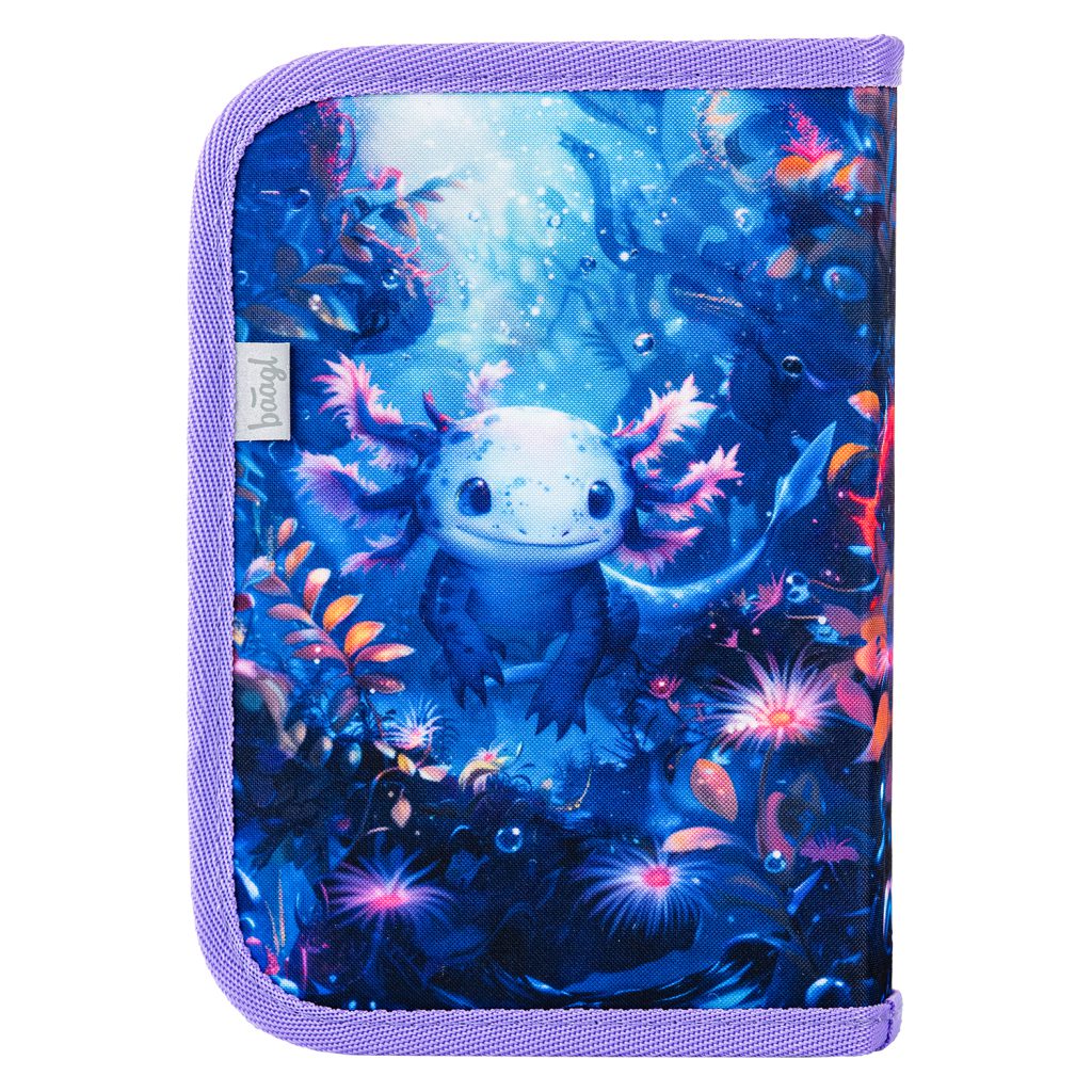 BAAGL Školní penál jednopatrový Axolotl - Obrázek 2