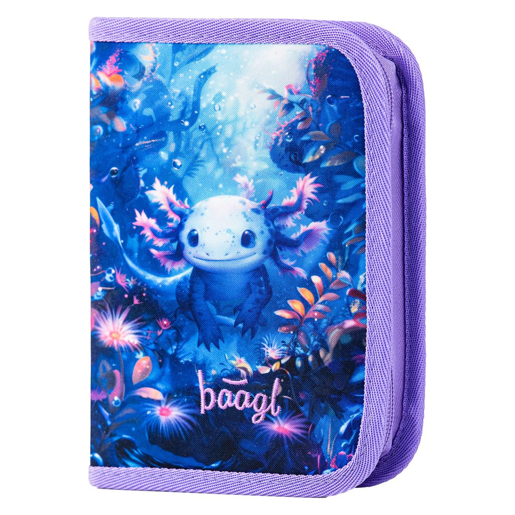 Školní set BAAGL Ergo Axolotl: aktovka, penál, sáček - Obrázek 12