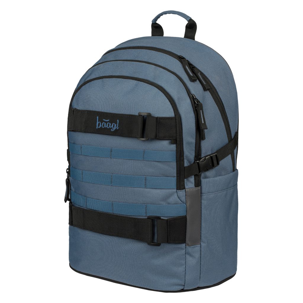 BAAGL Školní batoh Skate Dust Blue - Obrázek 2