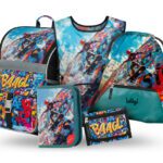 BAAGL SET 5 Zippy Skatepark: aktovka, penál, sáček, zástěra, peněženka