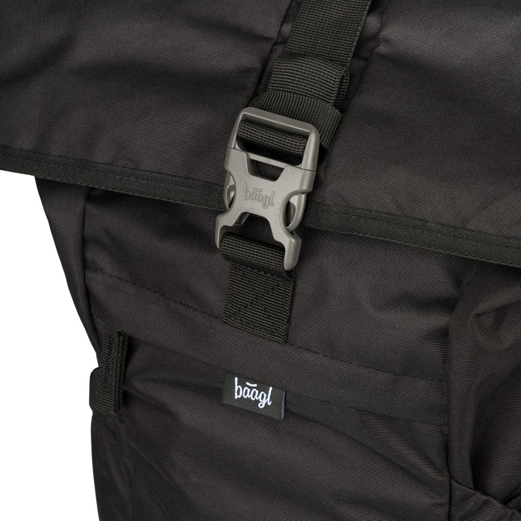BAAGL Batoh Roll Black GRS - Obrázek 6