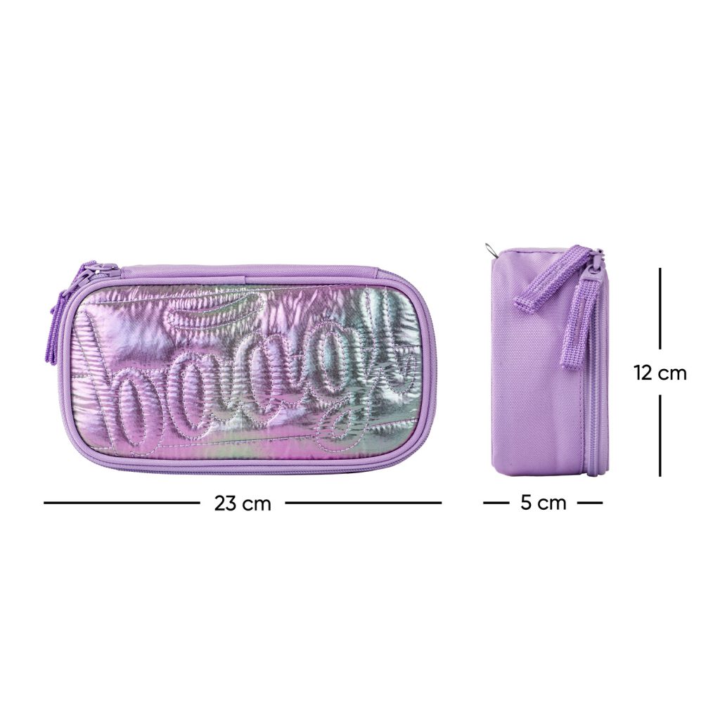 BAAGL Školní penál etue Skate Lavender - Obrázek 4