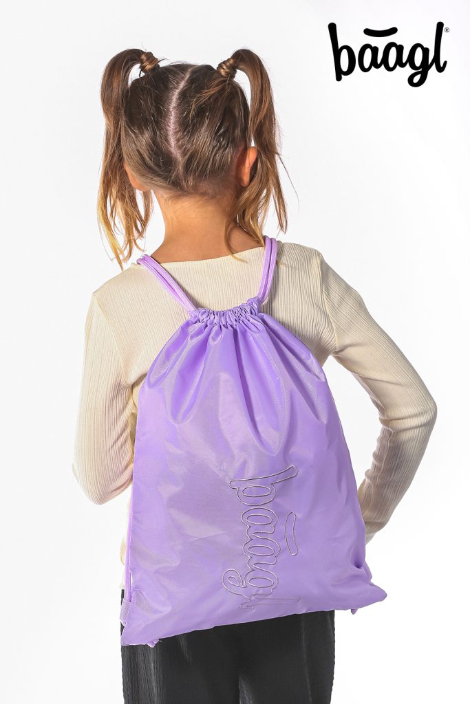 Školní set BAAGL Core Lavender: batoh, penál, sáček - Obrázek 16