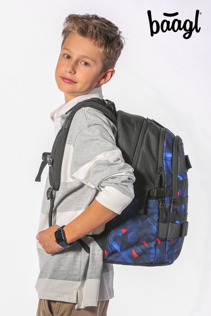 Školní set BAAGL Skate Indigo: batoh, penál, sportovní taška - Obrázek 11