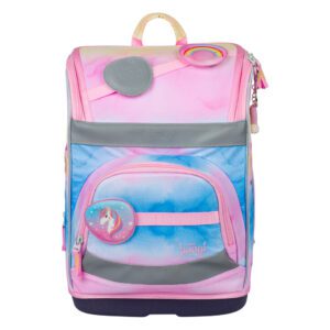 BAAGL Školní aktovka Zippy plus Rainbow Unicorn