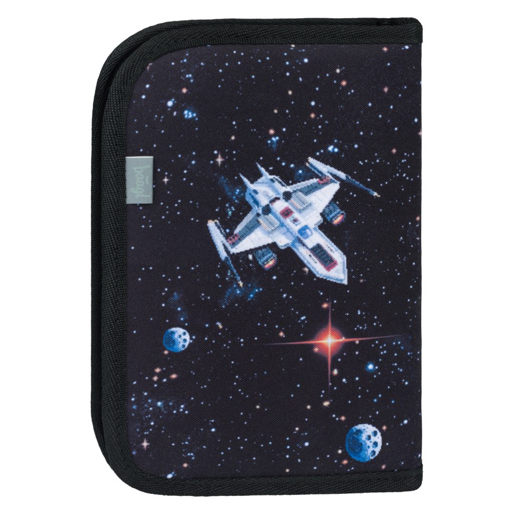 BAAGL Školní penál jednopatrový Pixel Space - Obrázek 2