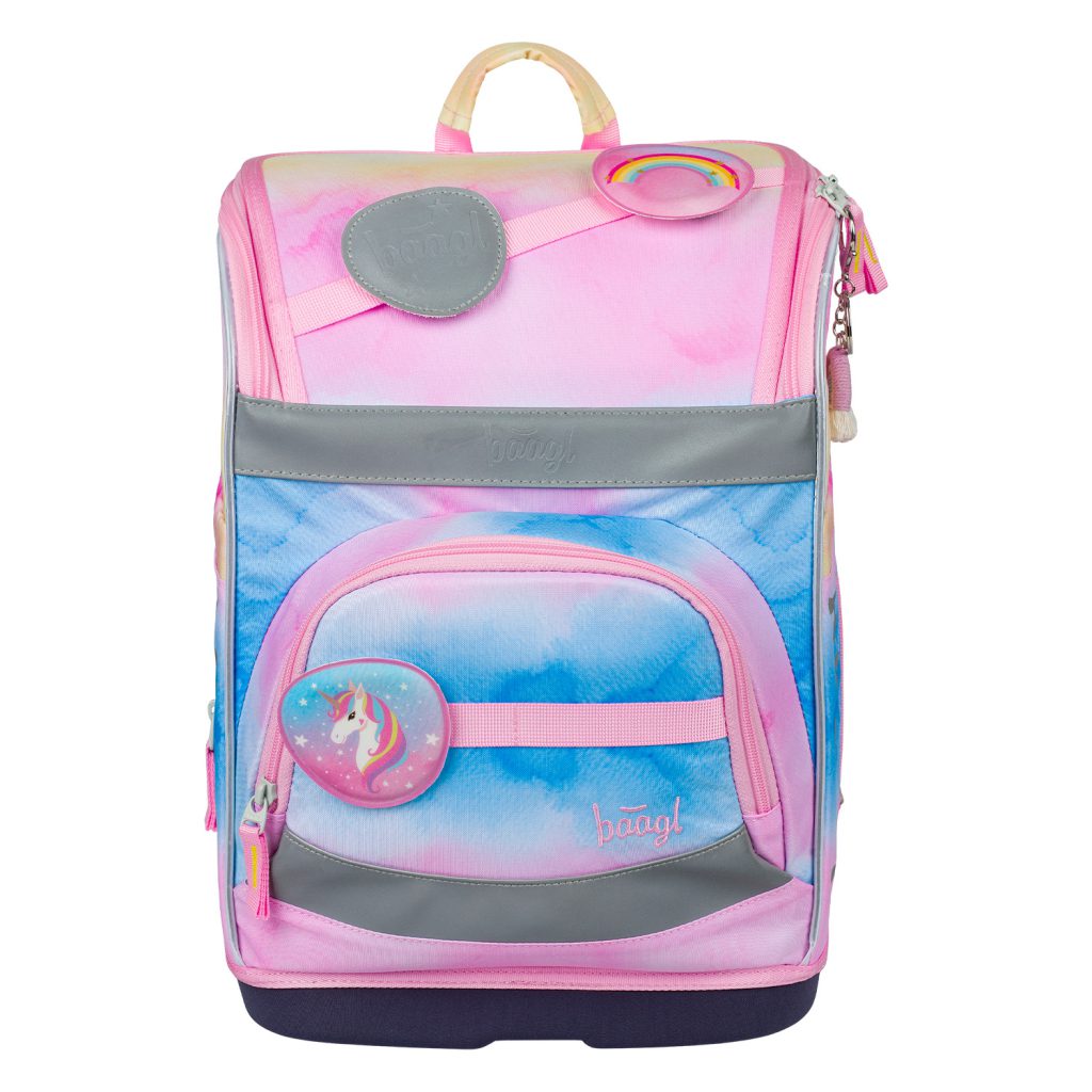 Školní set BAAGL Zippy plus Rainbow Unicorn: aktovka, penál, sáček - Obrázek 2