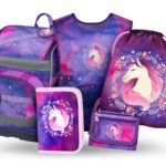 BAAGL SET 5 Zippy Plus Kůň: aktovka, penál, sáček, zástěra, peněženka