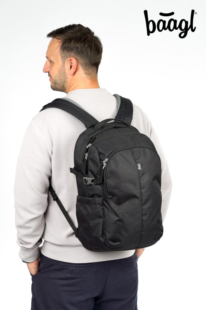 BAAGL Batoh Dash Max Black GRS - Obrázek 13