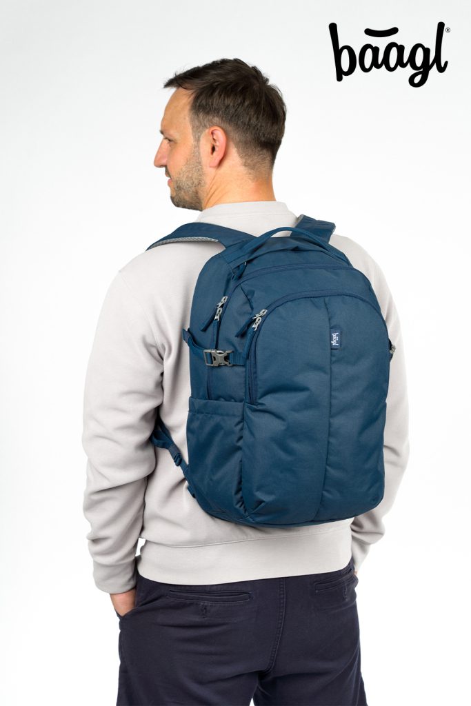 BAAGL Batoh Dash Max Navy GRS - Obrázek 13