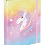 BAAGL Desky na školní sešity A5 Rainbow Unicorn