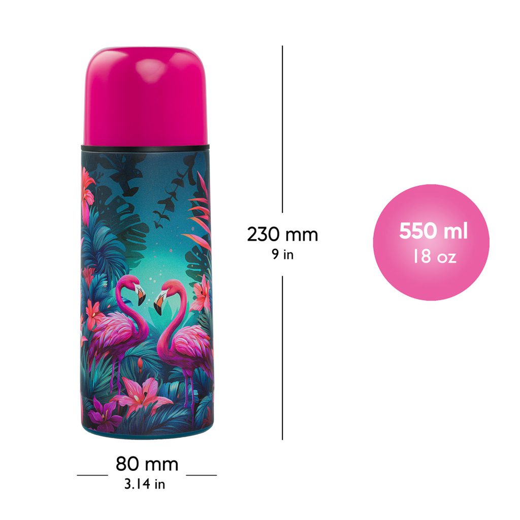 BAAGL Termoláhev Plameňáci, 550 ml - Obrázek 4