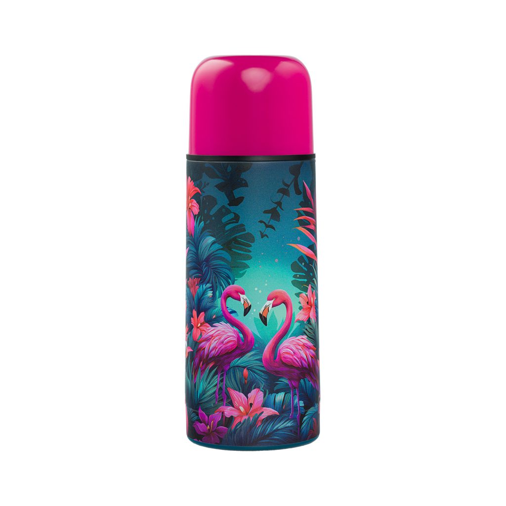 BAAGL Termoláhev Plameňáci, 550 ml