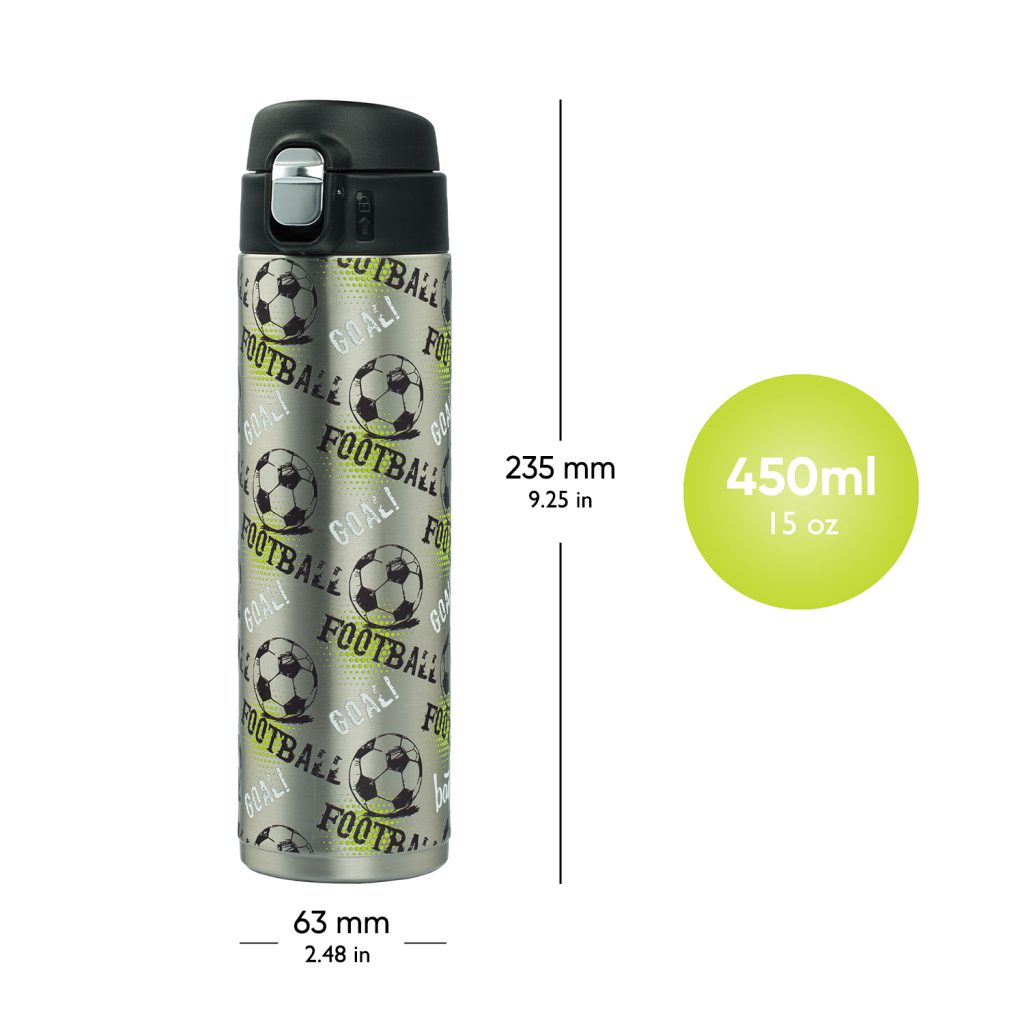 BAAGL Termoláhev Fotbal, 450 ml - Obrázek 5
