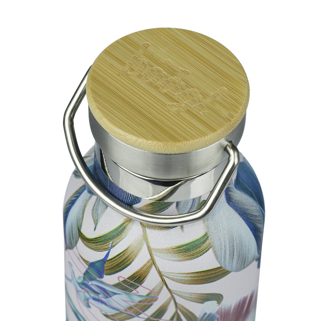 BAAGL Termoláhev s bambusovým víčkem Leafs, 500 ml - Obrázek 2