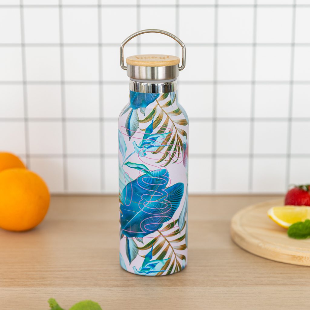 BAAGL Termoláhev s bambusovým víčkem Leafs, 500 ml - Obrázek 5