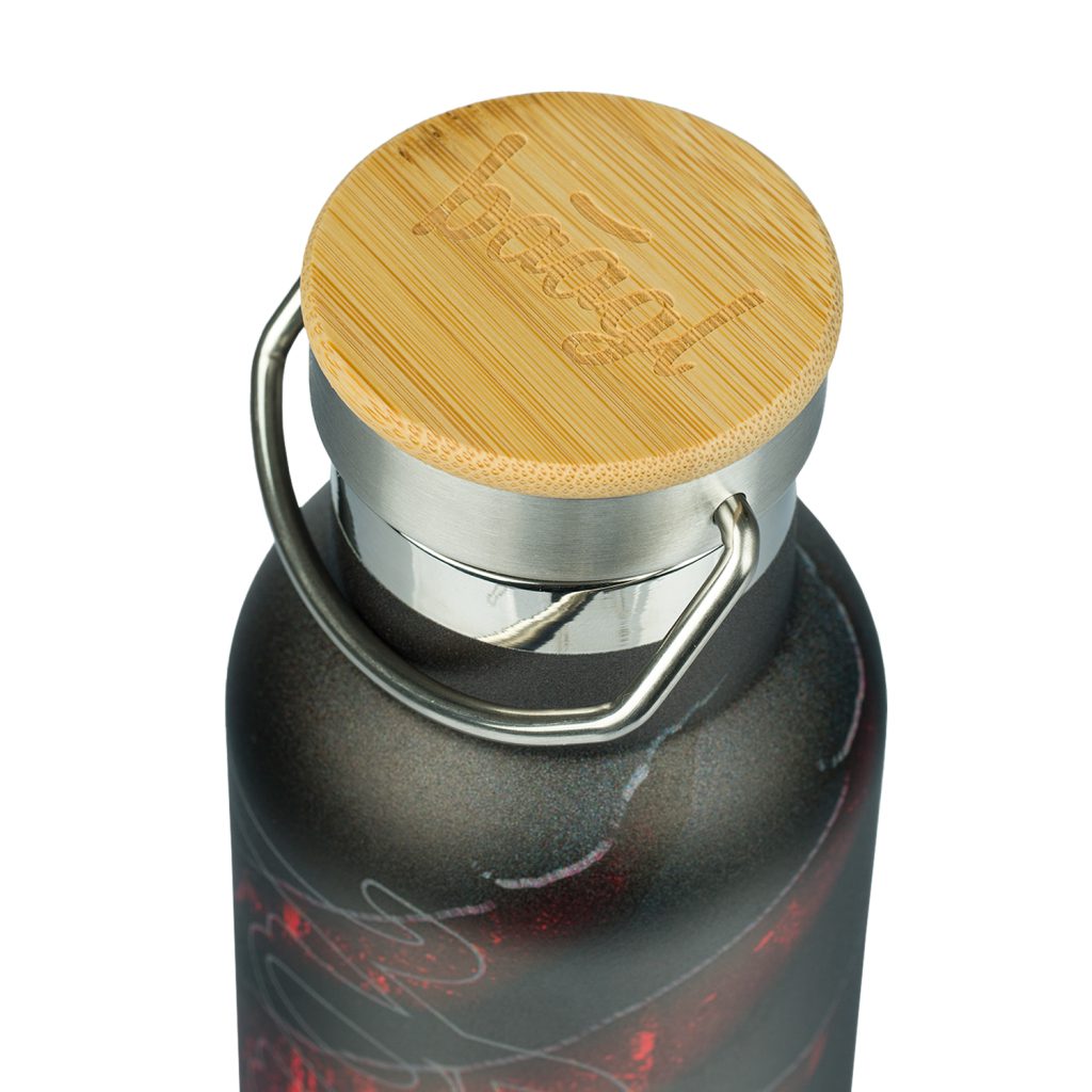 BAAGL Termoláhev s bambusovým víčkem Láva, 500 ml - Obrázek 2