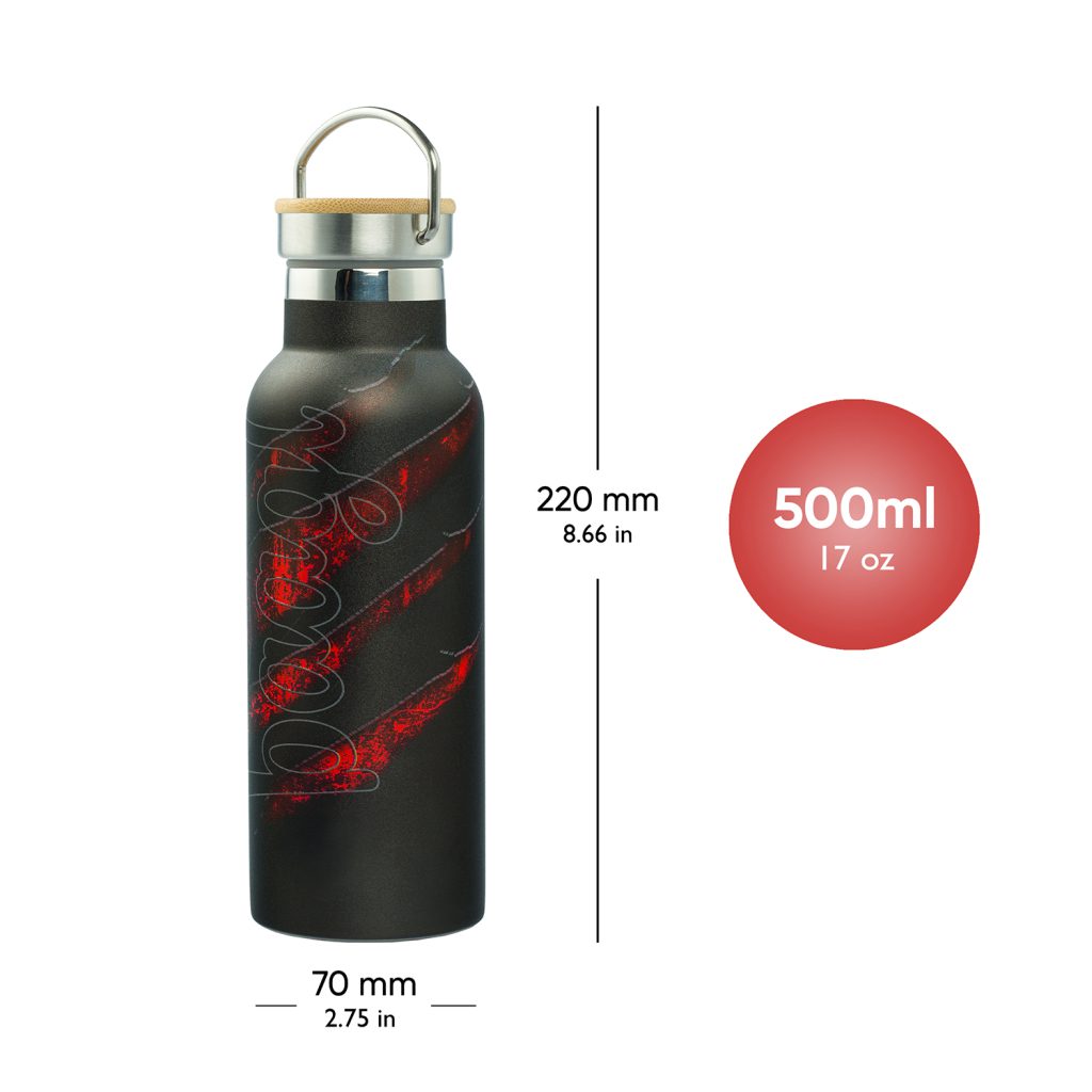 BAAGL Termoláhev s bambusovým víčkem Láva, 500 ml - Obrázek 4