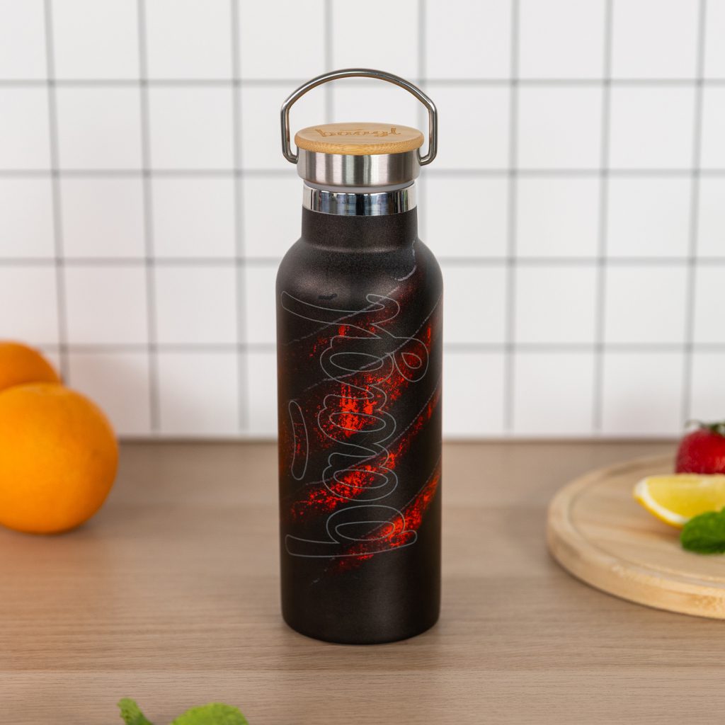 BAAGL Termoláhev s bambusovým víčkem Láva, 500 ml - Obrázek 5