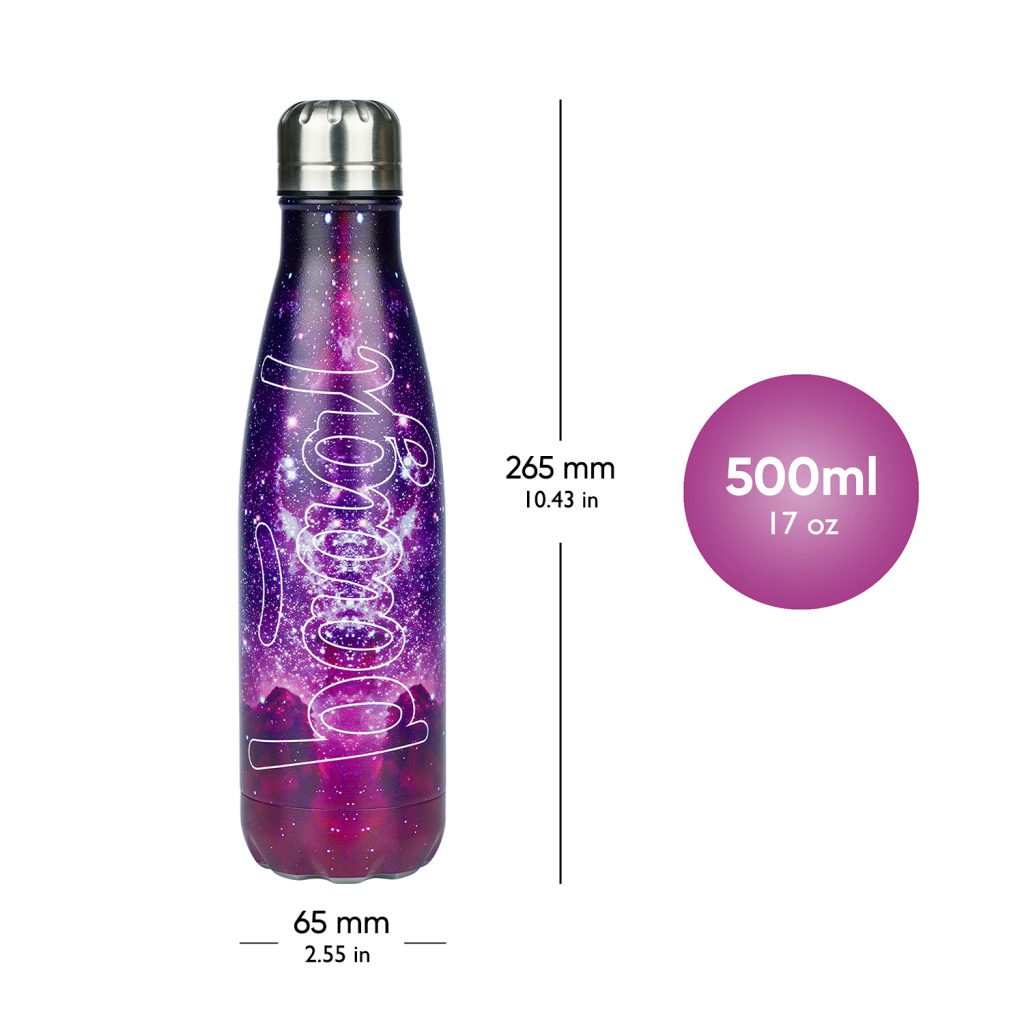 BAAGL Termoláhev s kovovým víčkem Galaxy, 500 ml - Obrázek 4