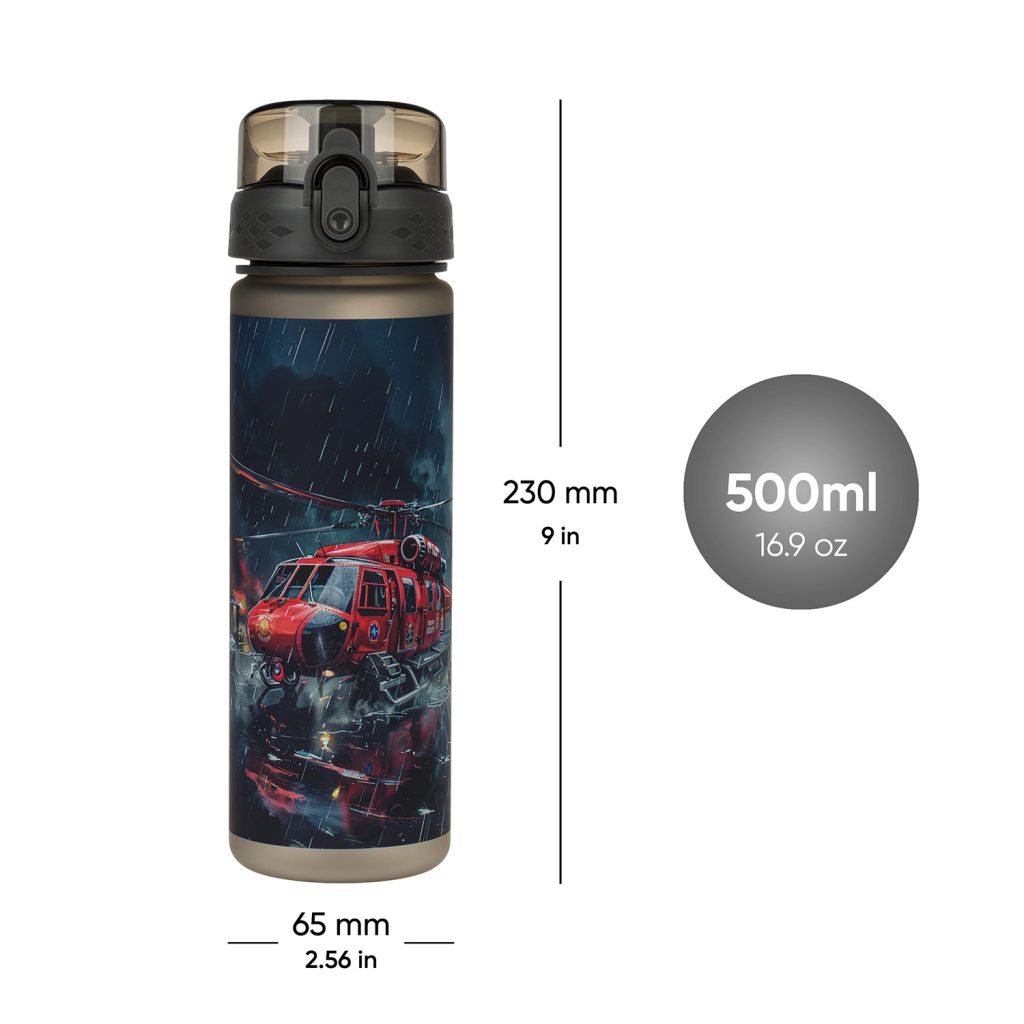 BAAGL Tritanová láhev na pití Záchranáři 500 ml - Obrázek 6