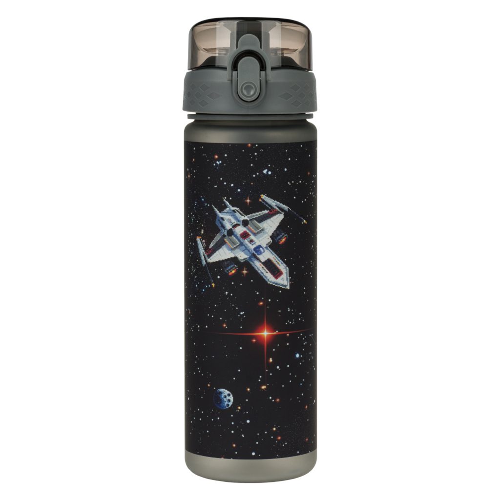 BAAGL Tritanová láhev na pití Pixel Space 500 ml - Obrázek 2