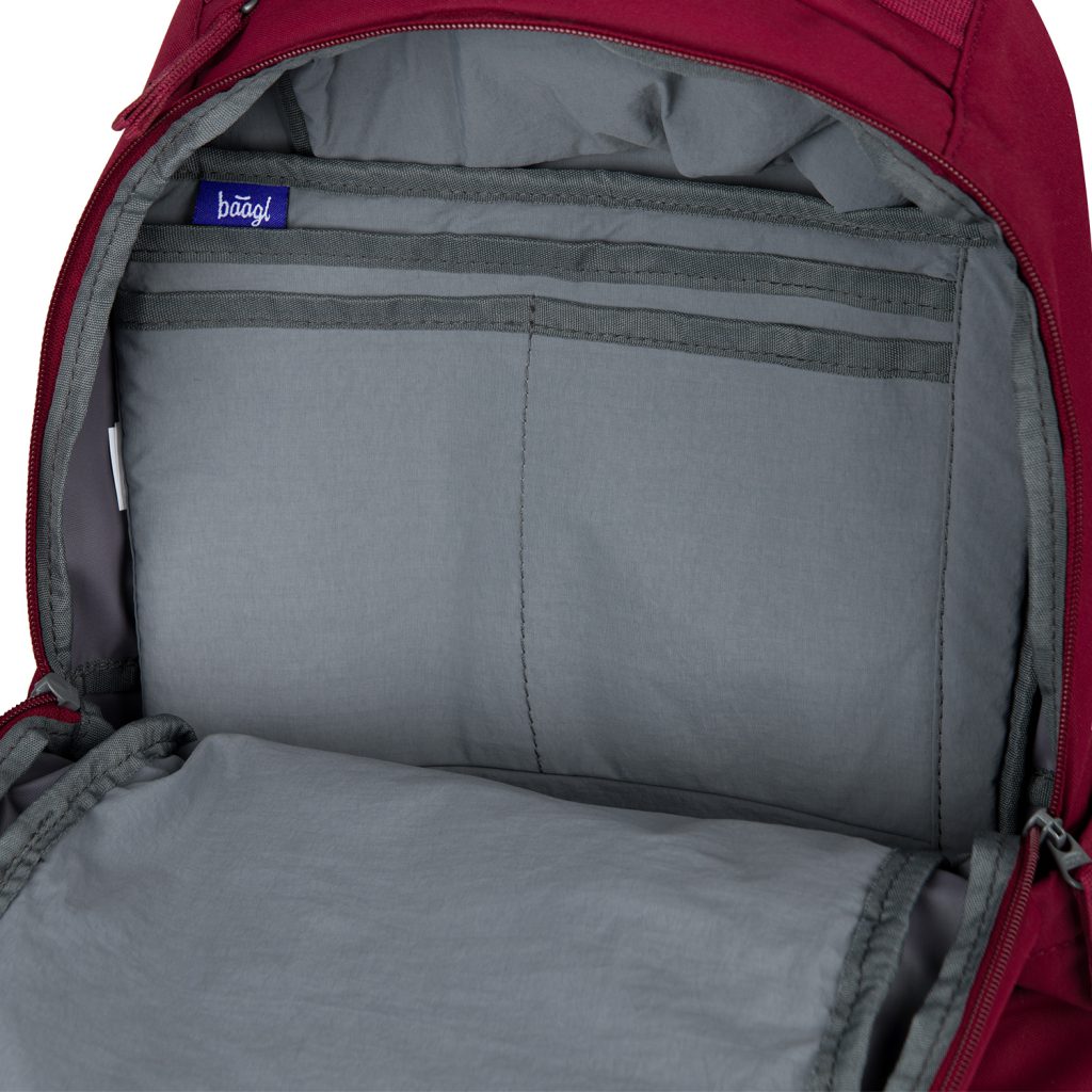 BAAGL Batoh Dash Burgundy GRS - Obrázek 3