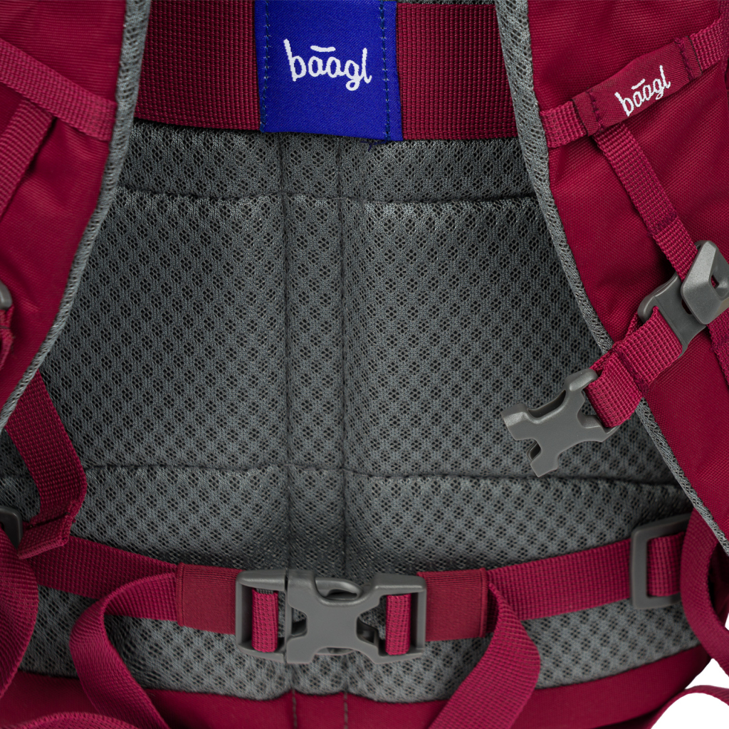 BAAGL Batoh Dash Burgundy GRS - Obrázek 11