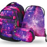 BAAGL SET 3 Skate Max Galaxy: batoh, penál, sáček