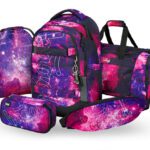 BAAGL SET 5 Skate Max Galaxy: batoh, penál, sáček, sportovní taška, ledvinka GRS