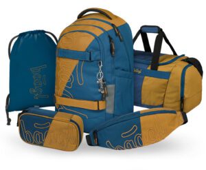 BAAGL SET 5 Skate Max Duo: batoh, penál, sáček, sportovní taška, ledvinka GRS