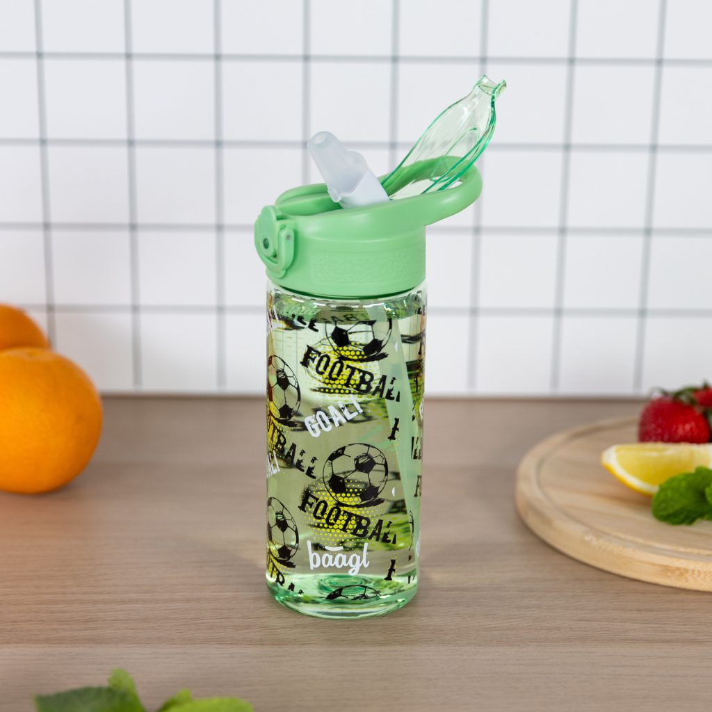 BAAGL Tritanová láhev na pití s brčkem Fotbal 500 ml - Obrázek 6