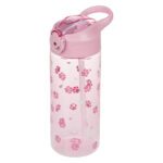 BAAGL Tritanová láhev na pití s brčkem Tlapky 500 ml