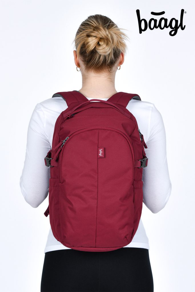 BAAGL Batoh Dash Burgundy GRS - Obrázek 12