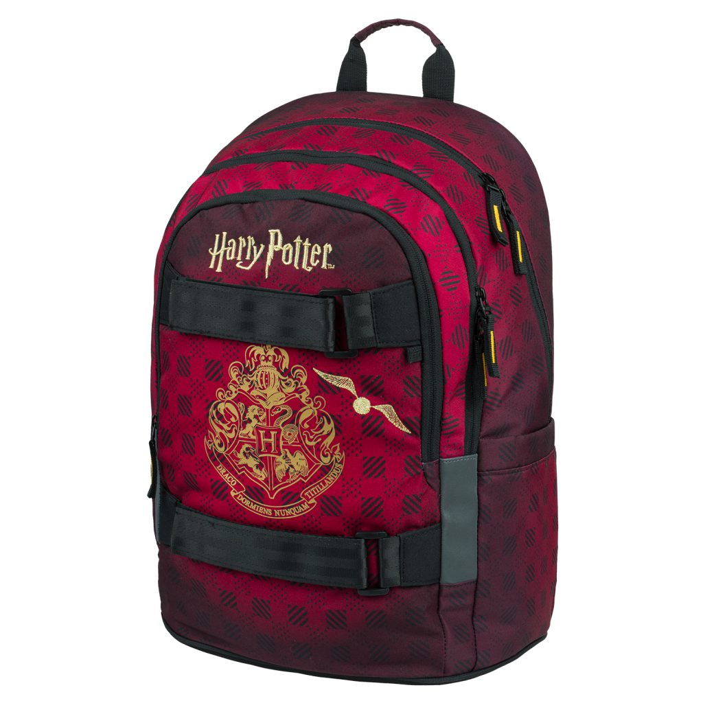 BAAGL Školní batoh Skate Harry Potter Bradavice vínový - Obrázek 2