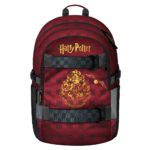 BAAGL Školní batoh Skate Harry Potter Bradavice vínový GRS