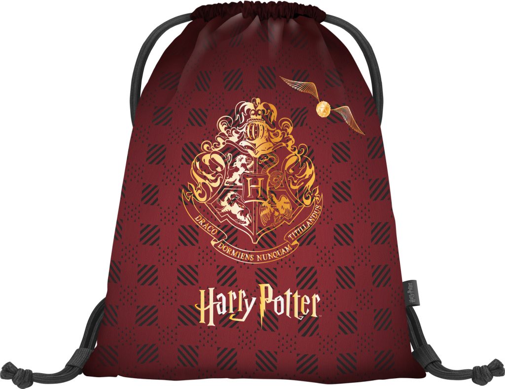 Školní set BAAGL Skate Harry Potter Bradavice vínový: batoh, penál, sáček - Obrázek 5